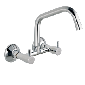 ICN-137 Sink Mixer With Extended Swivel Spout Wall Mounted