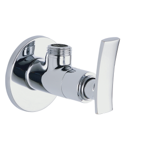 JAZ-121 Angular Stop Cock with Wall Flange