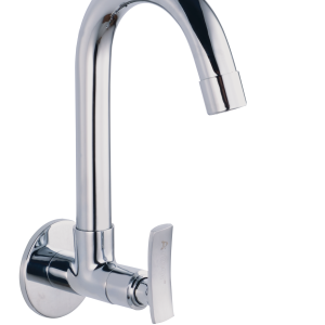 JAZ-131 Sink Cock With Swivel Spout Wall Mounted