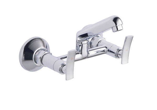 JAZ-136C Sink Mixer With Casted Spout Wall Mounted