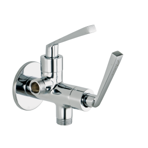 LEG-122 Angular Stop Cock Dual Handle with Wall Flange