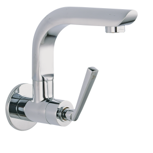 LEG-131C Sink Cock With Casted Spout Wall Mounted