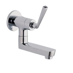 LEG-135 Sink Cock With Bottom Swivel Spout Wall Mounted