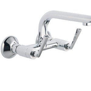 LEG-137C Sink Mixer With Extended Casted Spout Wall Mounted