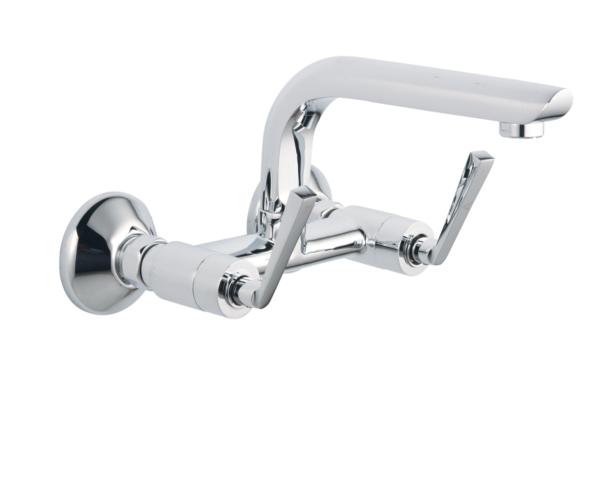 LEG-137C Sink Mixer With Extended Casted Spout Wall Mounted