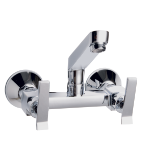 LUX-136C Sink Mixer With Casted Spout Wall Mounted