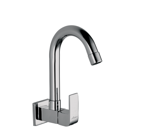 MAR-131 Sink Cock With Swivel Spout Wall Mounted