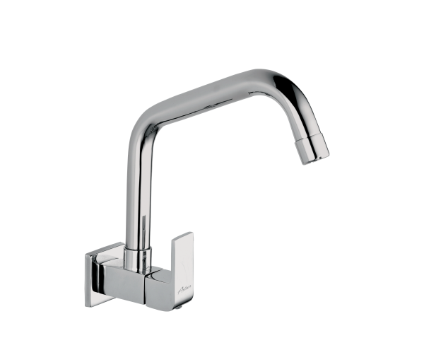 MAR-132 Sink Cock With Extended Swivel Spout Wall Mounted
