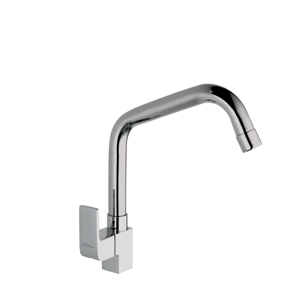 MAR-134 Sink Cock With Extended Swivel Spout Table Mounted