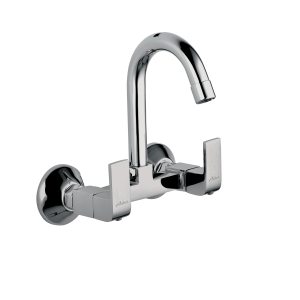 MAR-136 Sink Mixer With Swivel Spout Wall Mounted