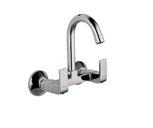 MAR-136 Sink Mixer With Swivel Spout Wall Mounted