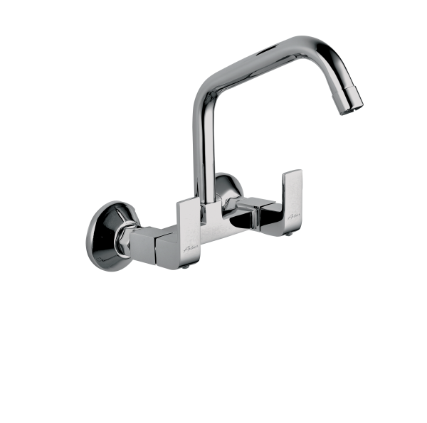 MAR-137 Sink Mixer With Extended Swivel Spout Wall Mounted