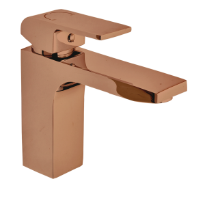 MAR-181 Single Lever Basin Mixer with 450mm Braided Hoses(PVD)