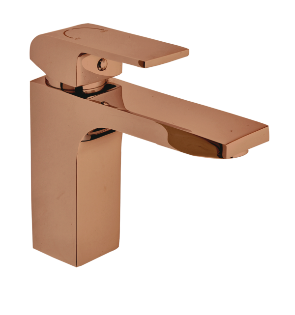 MAR-181 Single Lever Basin Mixer with 450mm Braided Hoses(PVD)