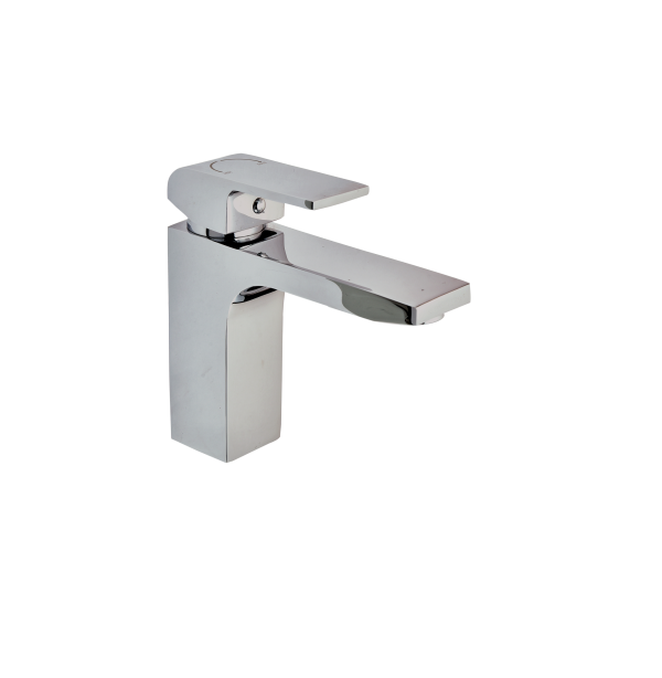 MAR-181 Single Lever Basin Mixer with 450mm Braided Hoses