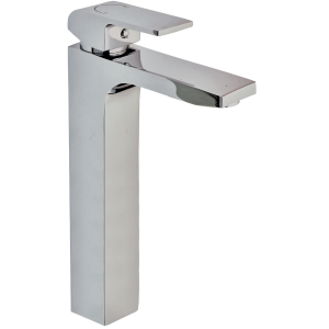 MAR-182 Single Lever Basin Mixer with extended body with 600mm Braided Hoses