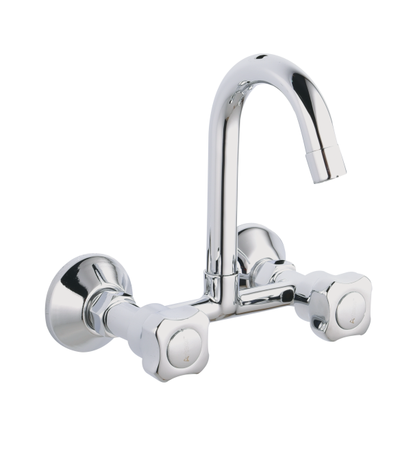 MNN-136 Sink Mixer With Swivel Spout Wall Mounted