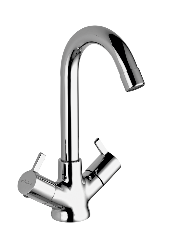 MPL-106 Center hole Basin Mixer with Swivel Spout