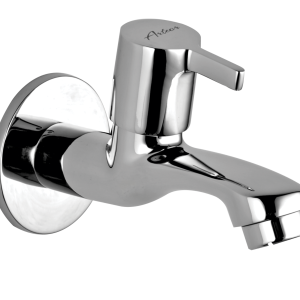 MPL-112 Long Body Bib Cock With Wall Flange
