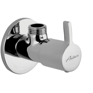 MPL-121 Angular Stop Cock with Wall Flange