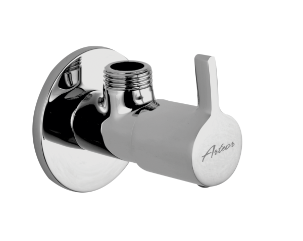 MPL-121 Angular Stop Cock with Wall Flange