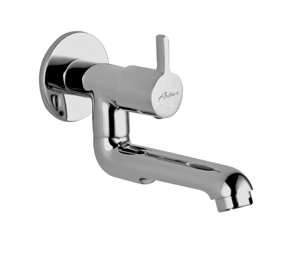 MPL-135 Sink Cock With Bottom Swivel Spout Wall Mounted