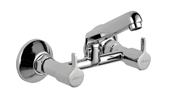 MPL-136C Sink Mixer With Casted Spout Wall Mounted