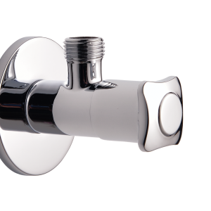 MYN-121 Angular Stop Cock with Wall Flange