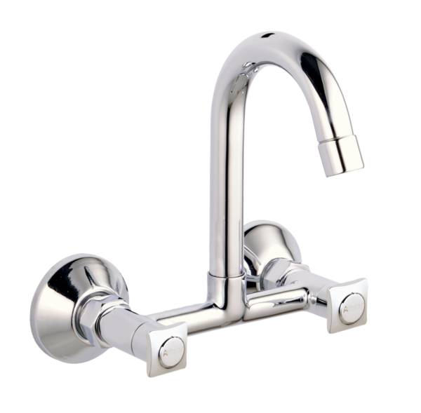 MYN-136 Sink Mixer With Swivel Spout Wall Mounted