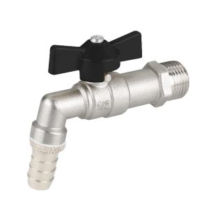 NBC-AH-101 1/2" Brass Ball Nozzle Bib Cock long Aluminium handle
