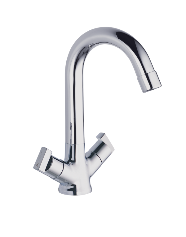 OND-106 Center hole Basin Mixer with Swivel Spout