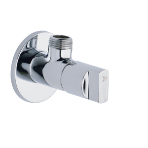 OND-121 Angular Stop Cock with Wall Flange