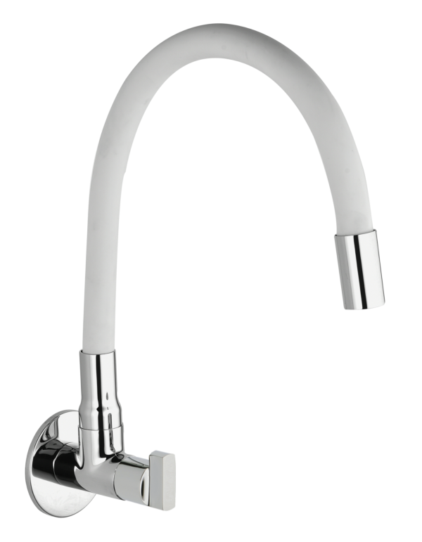 OND-132B Sink Cock With Flexible Spout Wall Mounted