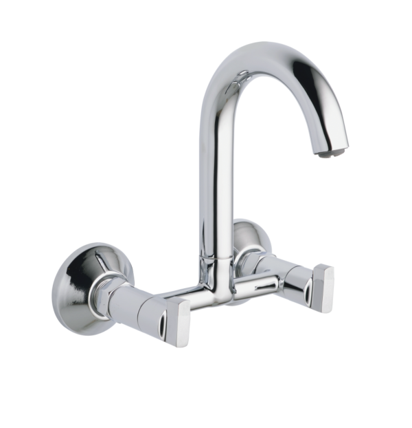 OND-136 Sink Mixer With Swivel Spout Wall Mounted