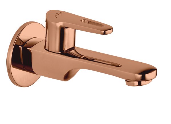 ORN-112 Long Body Bib Cock With Wall Flange(PVD)