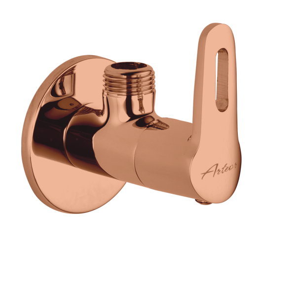 ORN-121 Angular Stop Cock with Wall Flange(PVD)