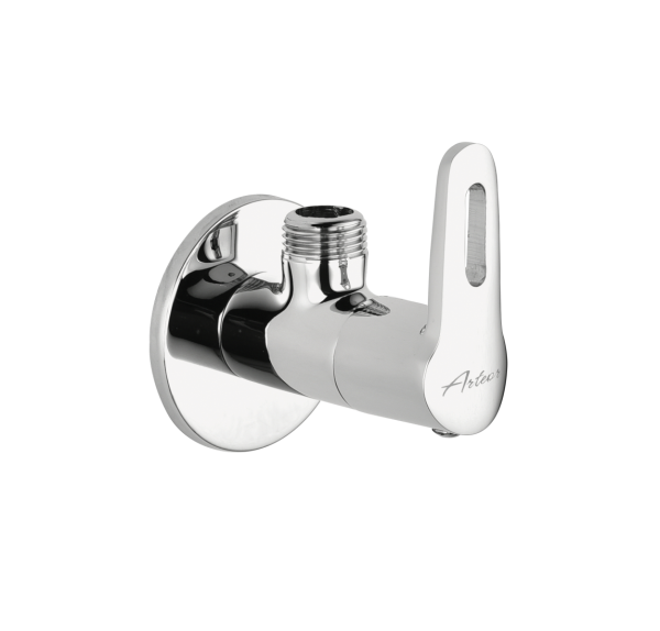 ORN-121 Angular Stop Cock with Wall Flange