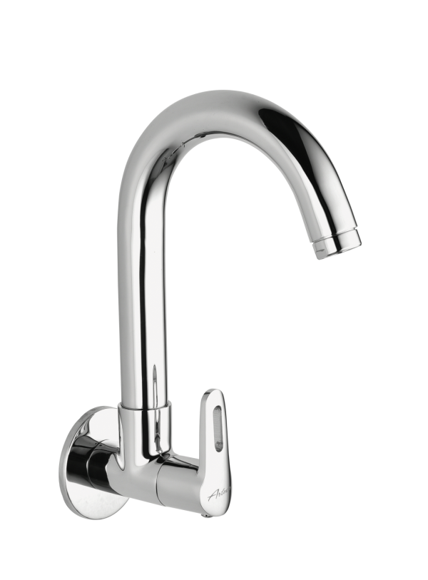 ORN-131 Sink Cock With Swivel Spout Wall Mounted