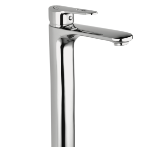 ORN-182 Single Lever Basin Mixer with extended body with 600mm Braided Hoses