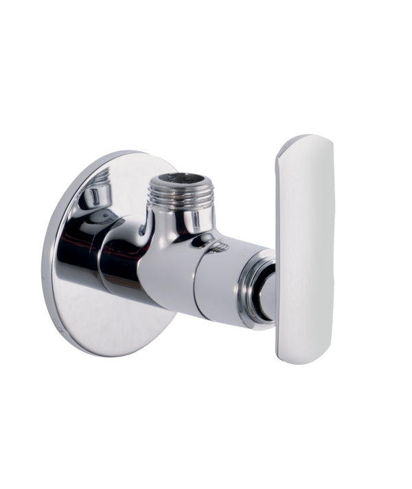 PLO-121 Angular Stop Cock with Wall Flange