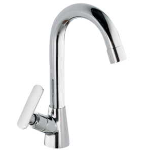 PLO-133 Sink Cock With Swivel Spout Table Mounted