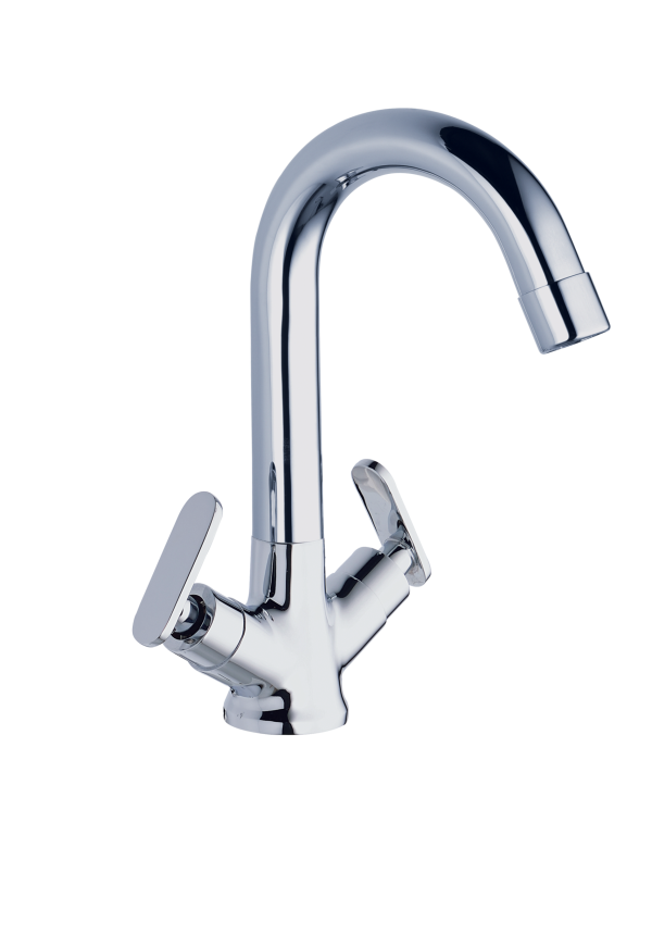 PSN-106 Center hole Basin Mixer with Swivel Spout