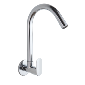 SRP-132 Sink Cock With Swivel Spout Wall Mounted