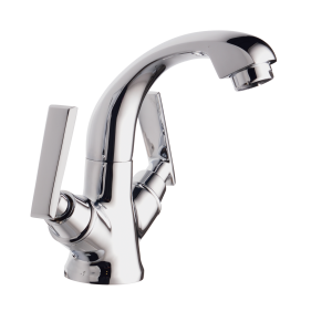 STG-105 Center Hole Basin Mixer With 450mm Braided Hoses
