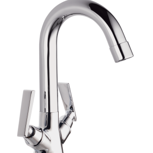 STG-106 Center hole Basin Mixer with Swivel Spout