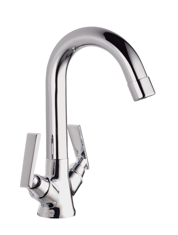 STG-106 Center hole Basin Mixer with Swivel Spout