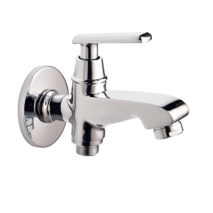 STG-113 Bib Cock Two Way with Wall Flange