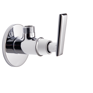 STG-121 Angular Stop Cock with Wall Flange