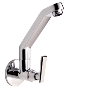 STG-131C Sink Cock With Casted Spout Wall Mounted