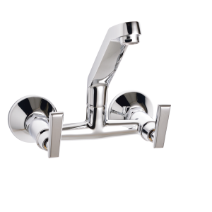 STG-136C Sink Mixer With Casted Spout Wall Mounted